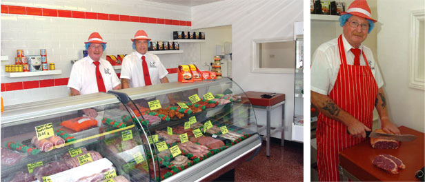 A&J Quality Butchers providing Manx meats where possible and striving to keep below supermarket prices and offering quality advice and service